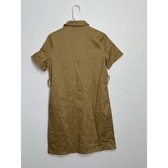 The Delta Box Womens Khaki Delta Sigma Theta Police Button Up Shirt Size Small - Picture 6 of 11